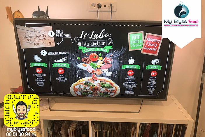 Huasheng Fast Food Menu éclairé la Carte Affichage LED de la